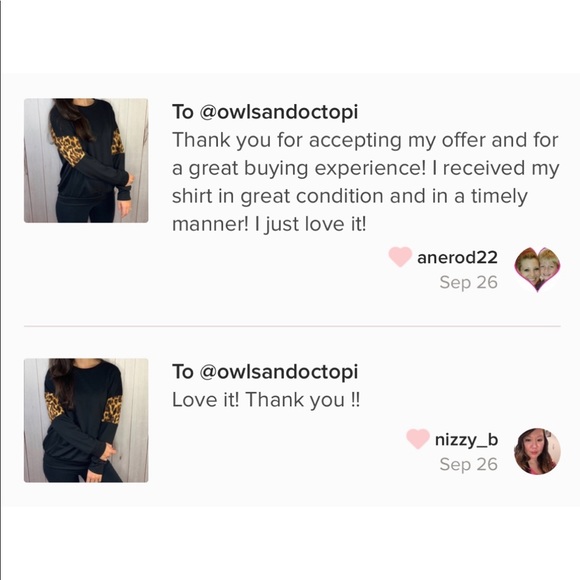 The Taylor Pullover- black and animal print top - Picture 8 of 9